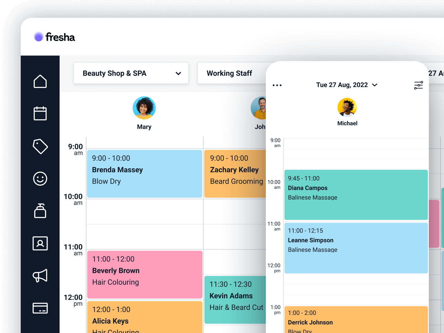 Business software calendar